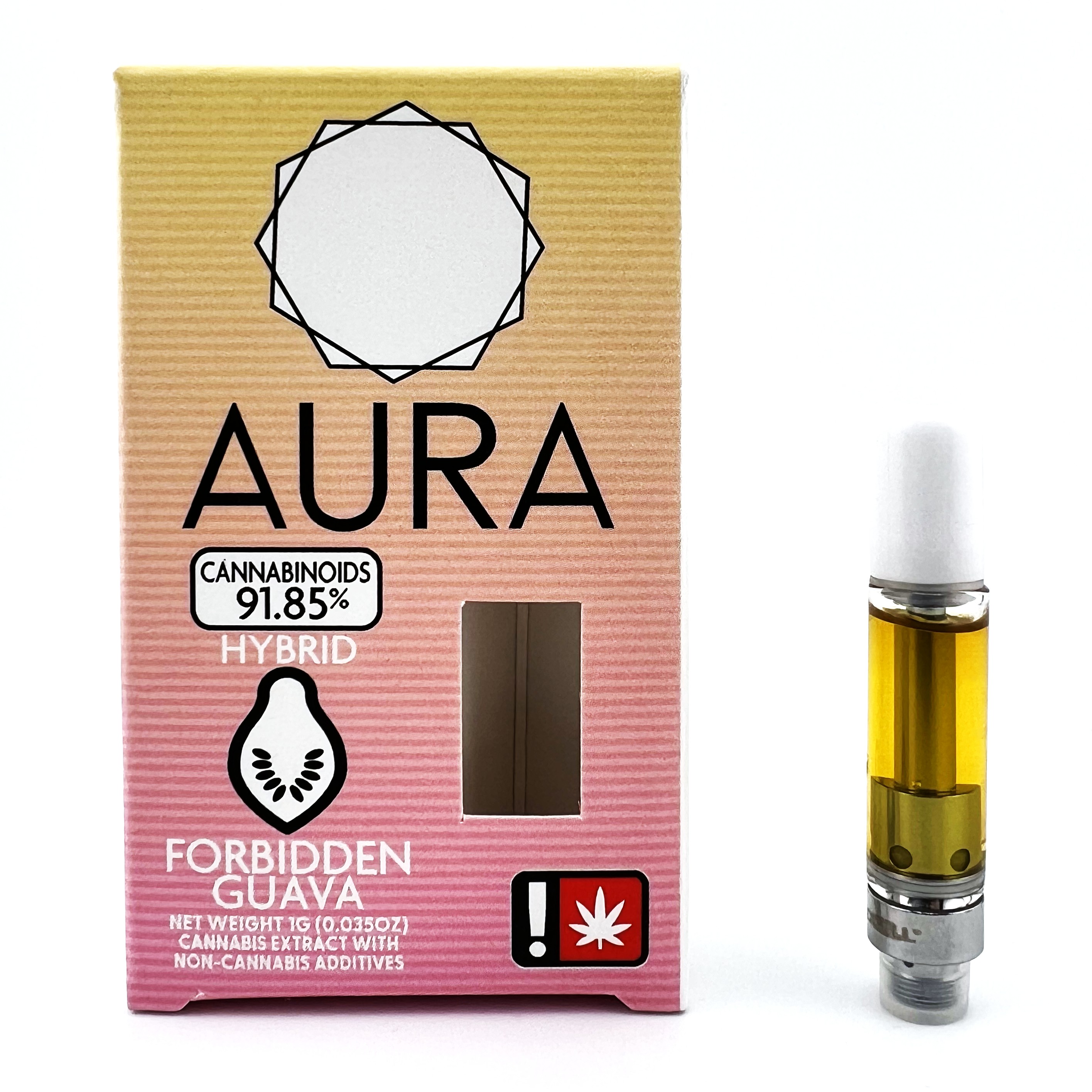Photograph of product: Aura 1g Cart | Forbidden Guava