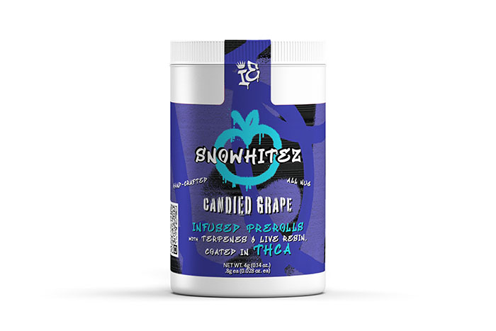 Photograph of Product: PR | Candied Grape | .8g x 5 | Infused | SnoWhitez