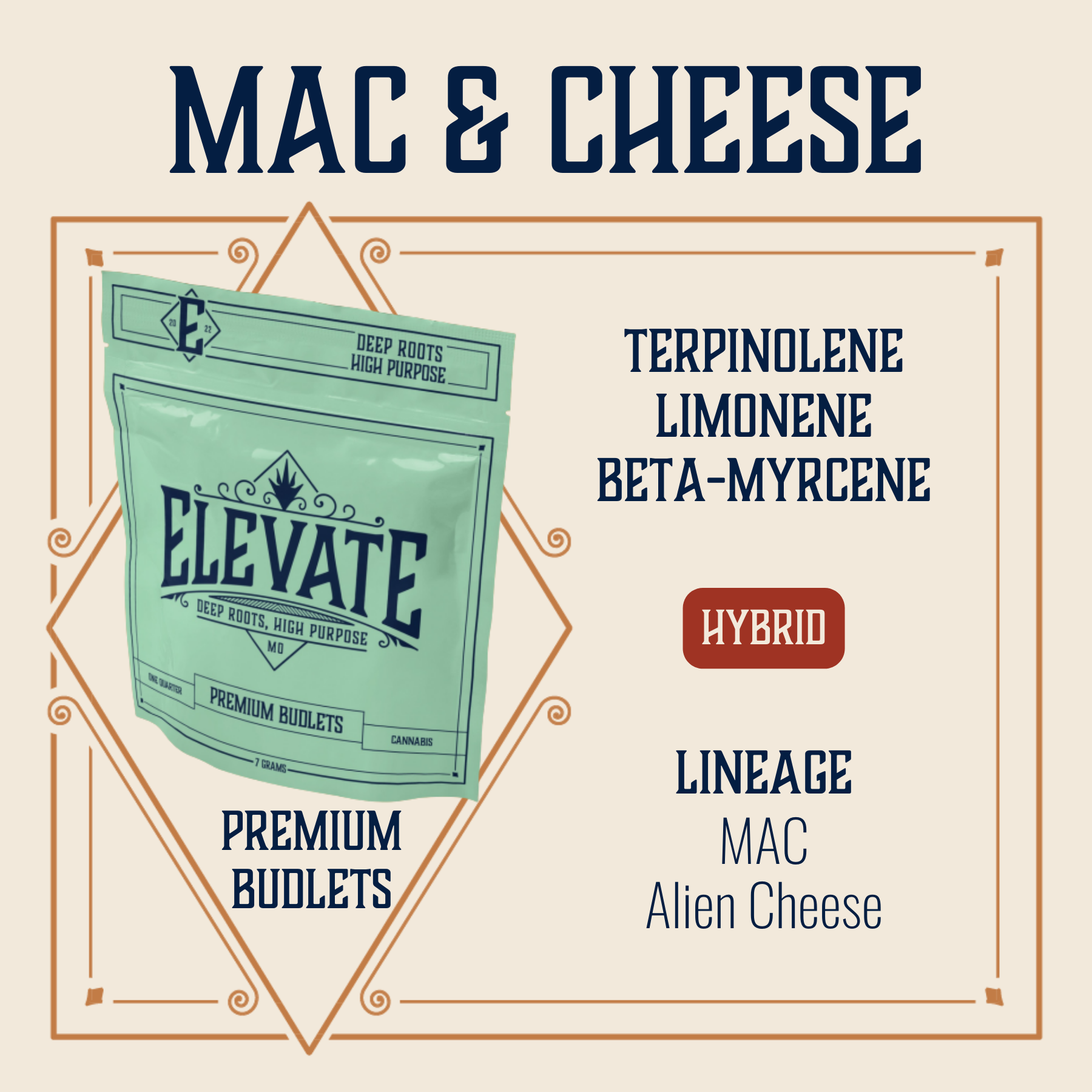Photograph of product: Mac & Cheese Budlets | 7g