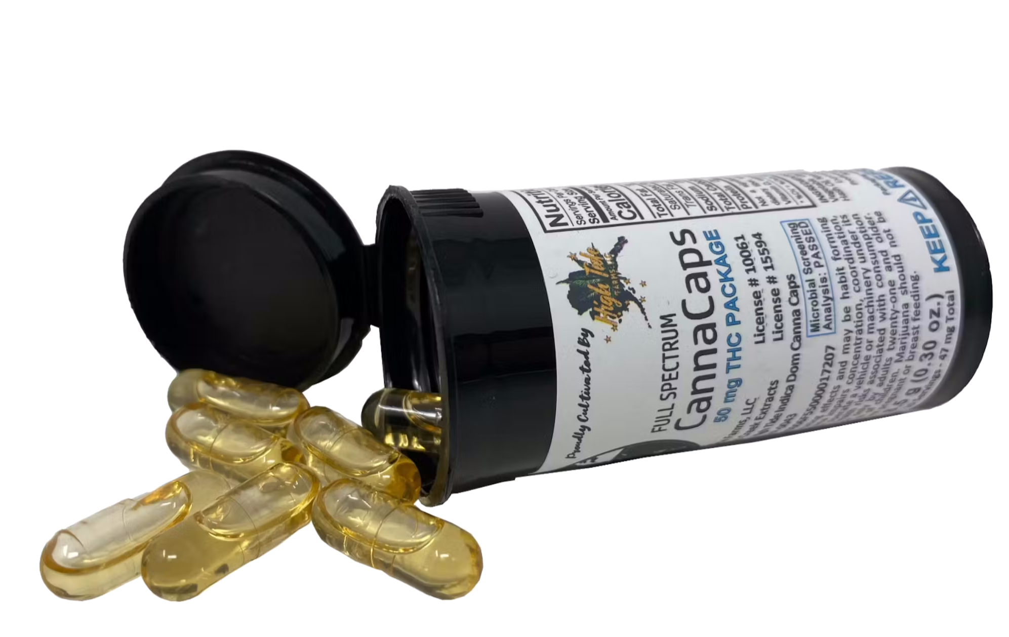 Photograph of product: Chimera (100mg) Oui'd Cannacaps 10pk by Cold Creek Extracts