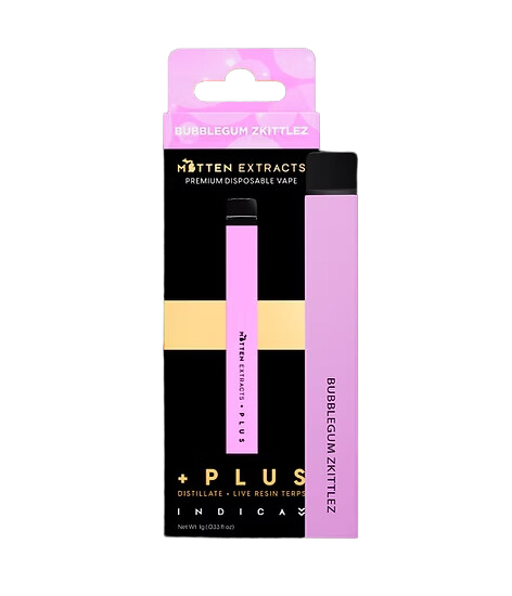 Photograph of product: Bubblegum Z 1g All in One Plus Pen by Mitten Extracts