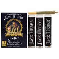 Photograph of product: Jack Herer Infused Prerolls Papaya Punch 5pk