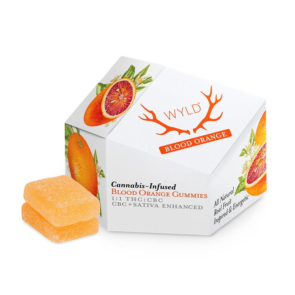 Photograph of product: Gummies - Blood Orange 1:1 TH-oui:CBC - 10pk