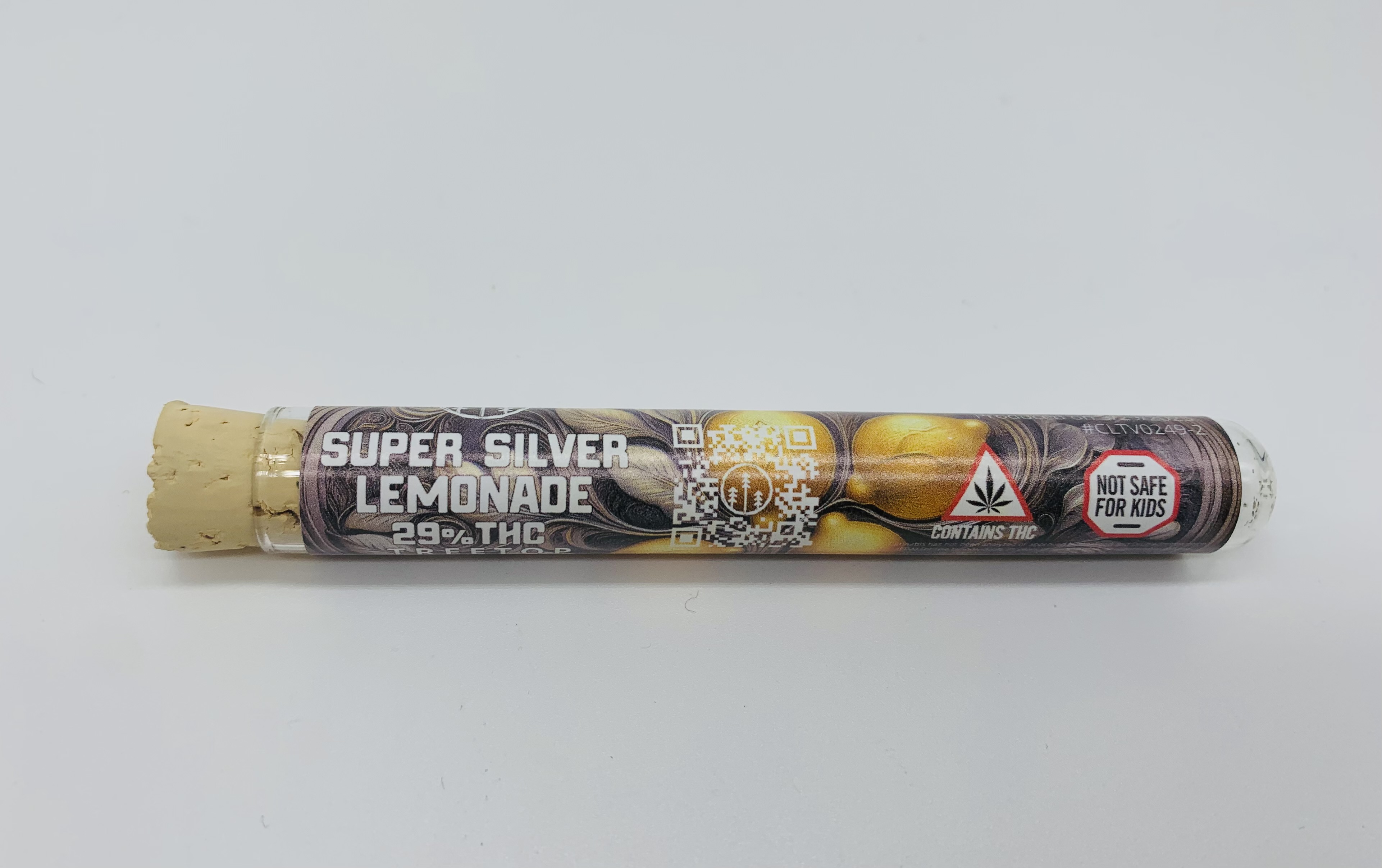 Photograph of product: Treetop Alliance | Super Silver Lemonade | Pre-Roll | .75g | 29.45% TH-oui