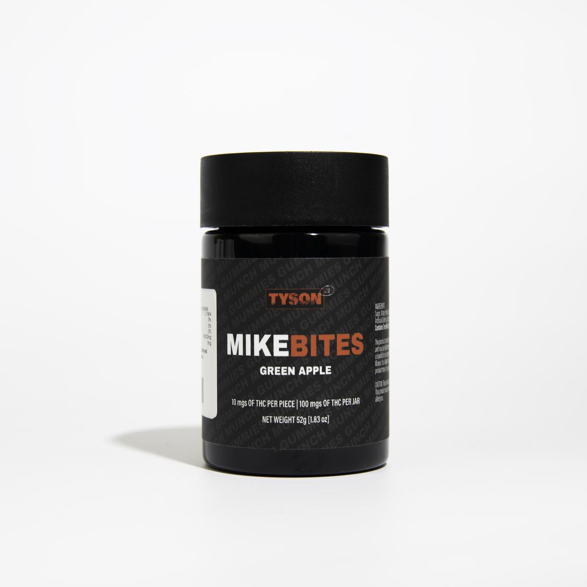 Photograph of product: Mike Bites - Green Apple Gummy