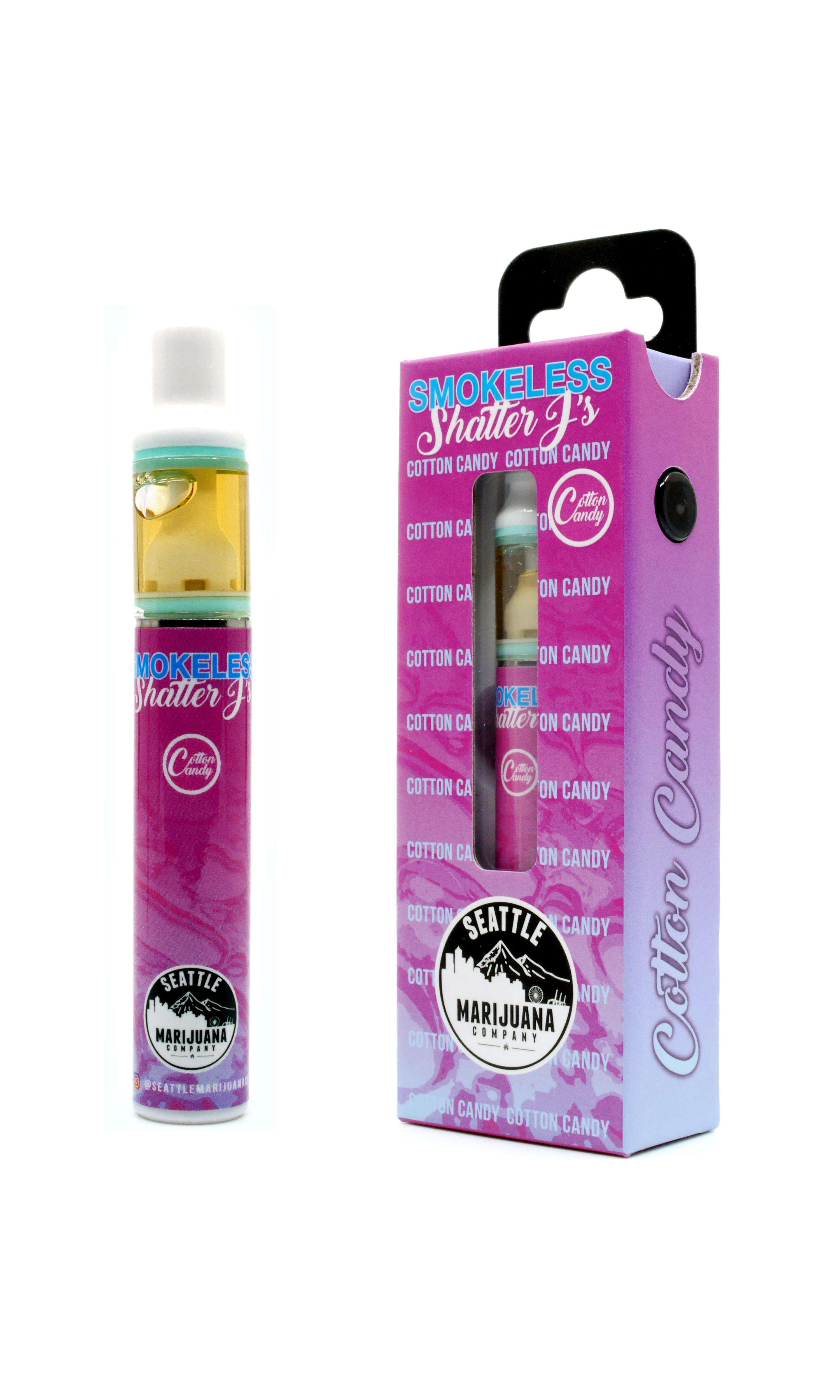 Photograph of product: Shatter Js: Cotton Candy - Disposable