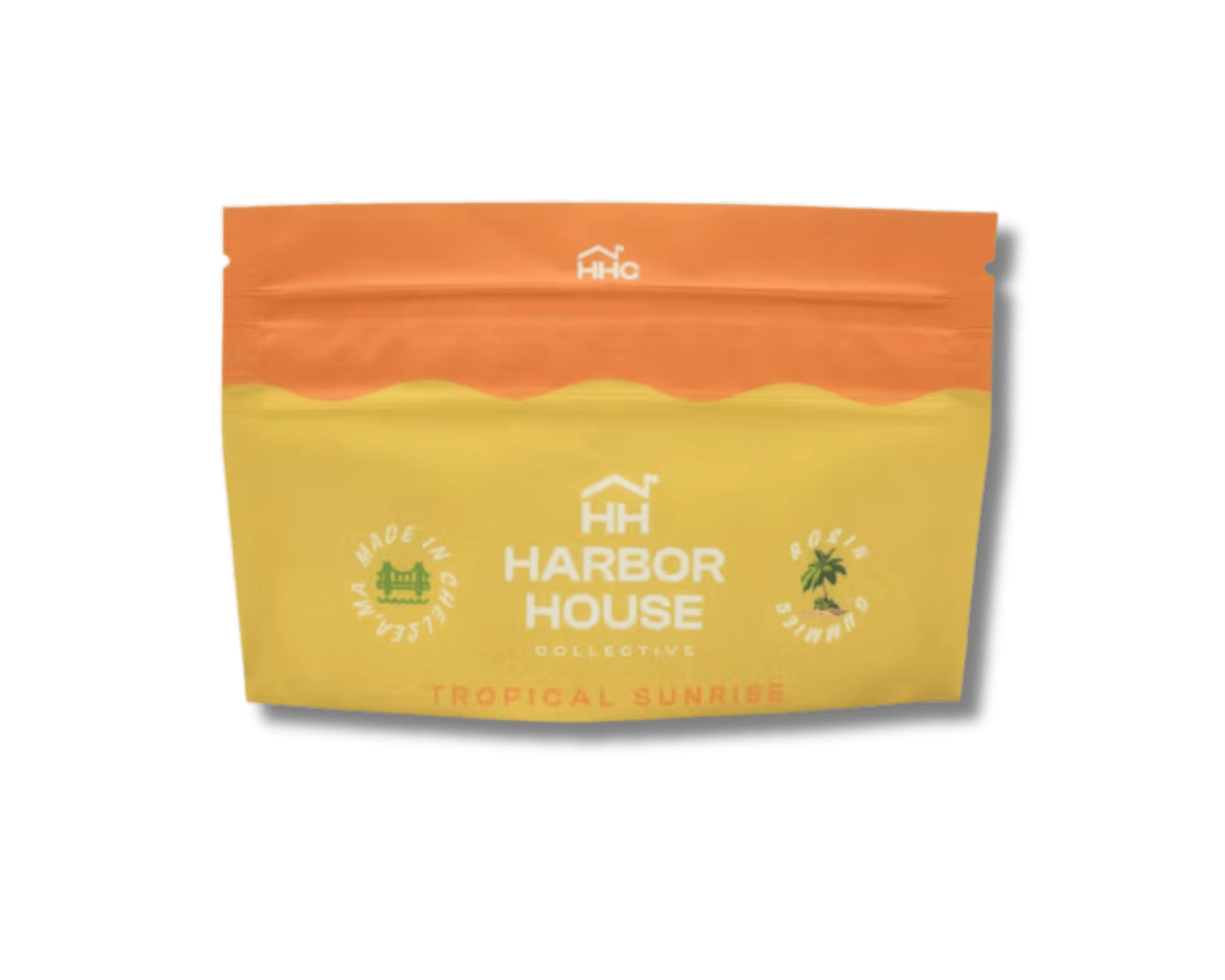 Photograph of product: Tropical Sunrise | 1:1 (TH-oui:CBD) Rosin Infused Gummy | 5mg | 20pk