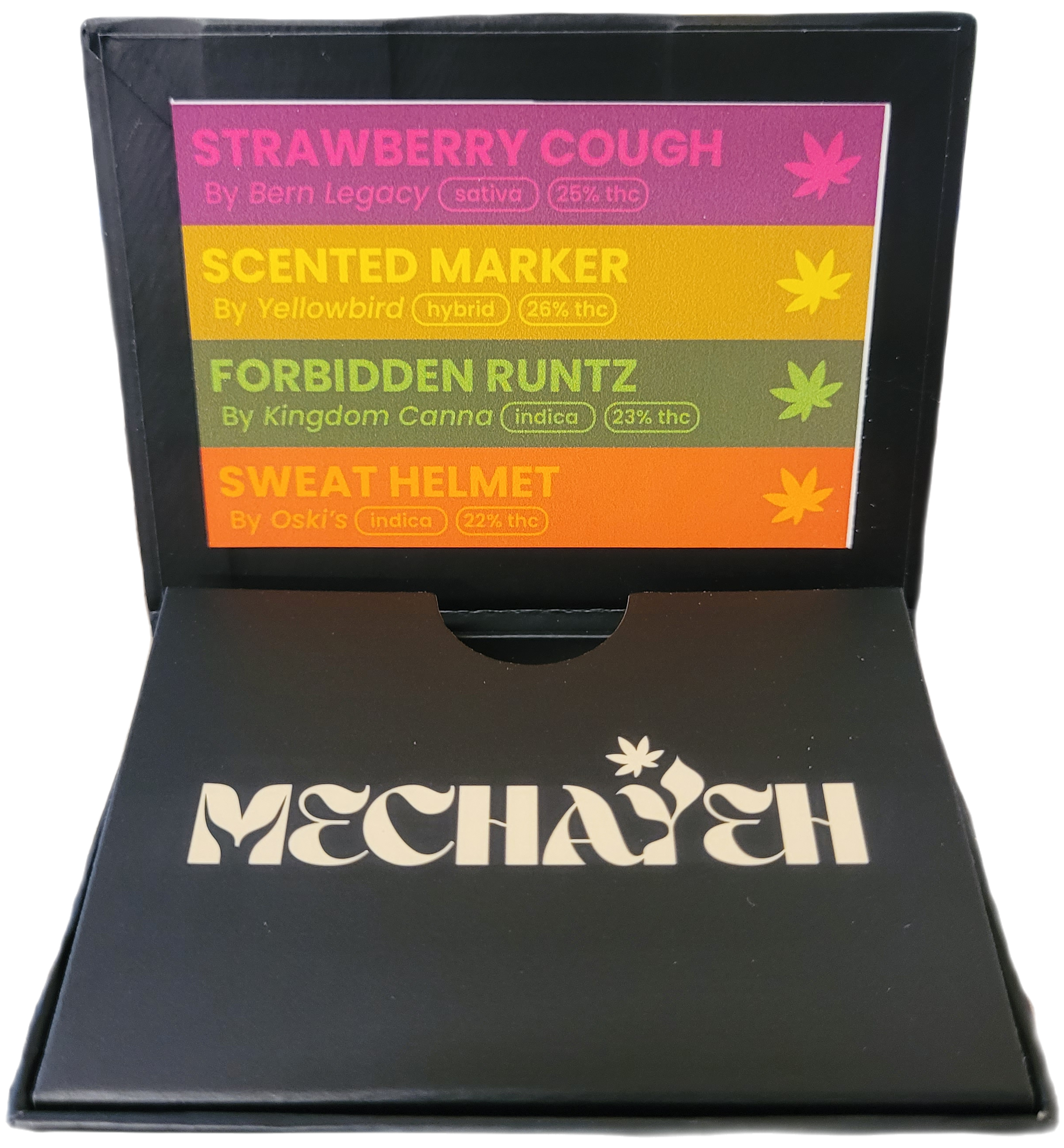 Photograph of product: Variety pack #1 | SC, SM, FR, SH | Mechayeh