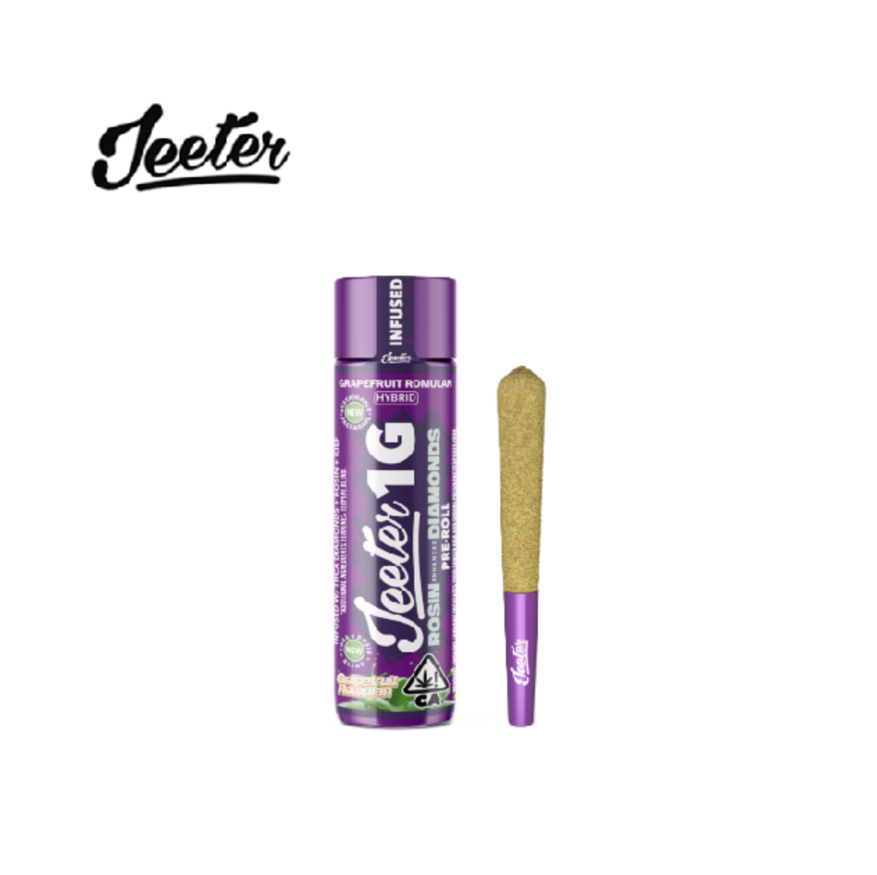 Photograph of product: GRAPEFRUIT ROMULAN 1G INFUSED PREROLL