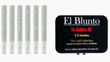 Photograph of product: THE GODFATHER EL BLUNTO JOINTITO .5G 6PK - 3 g - 6 Pack