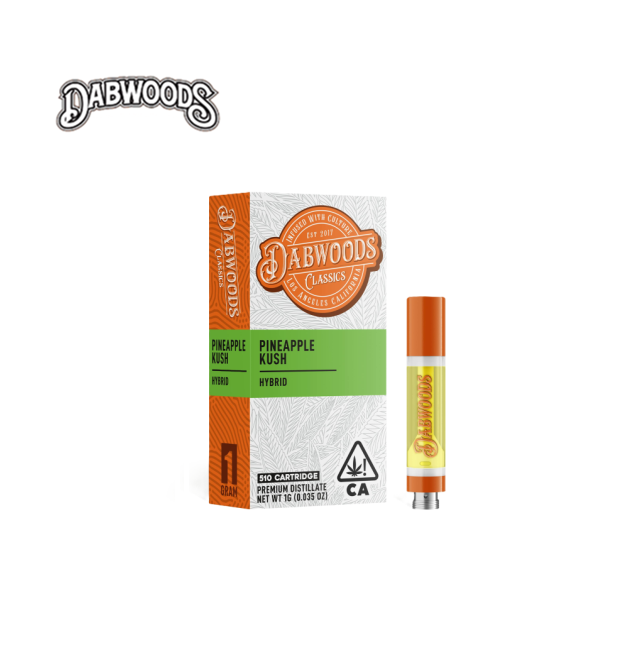 Photograph of product: PINEAPPLE KUSH 1G CARTRIDGE
