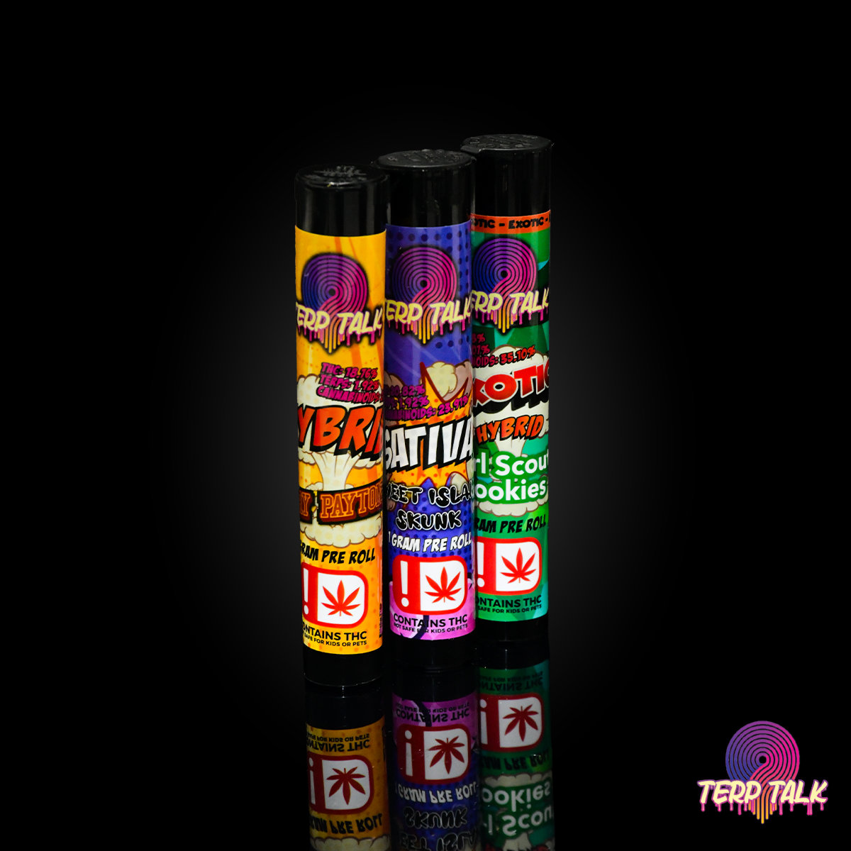 Photograph of product: Berry Cream Puff - Terp Talk Preroll