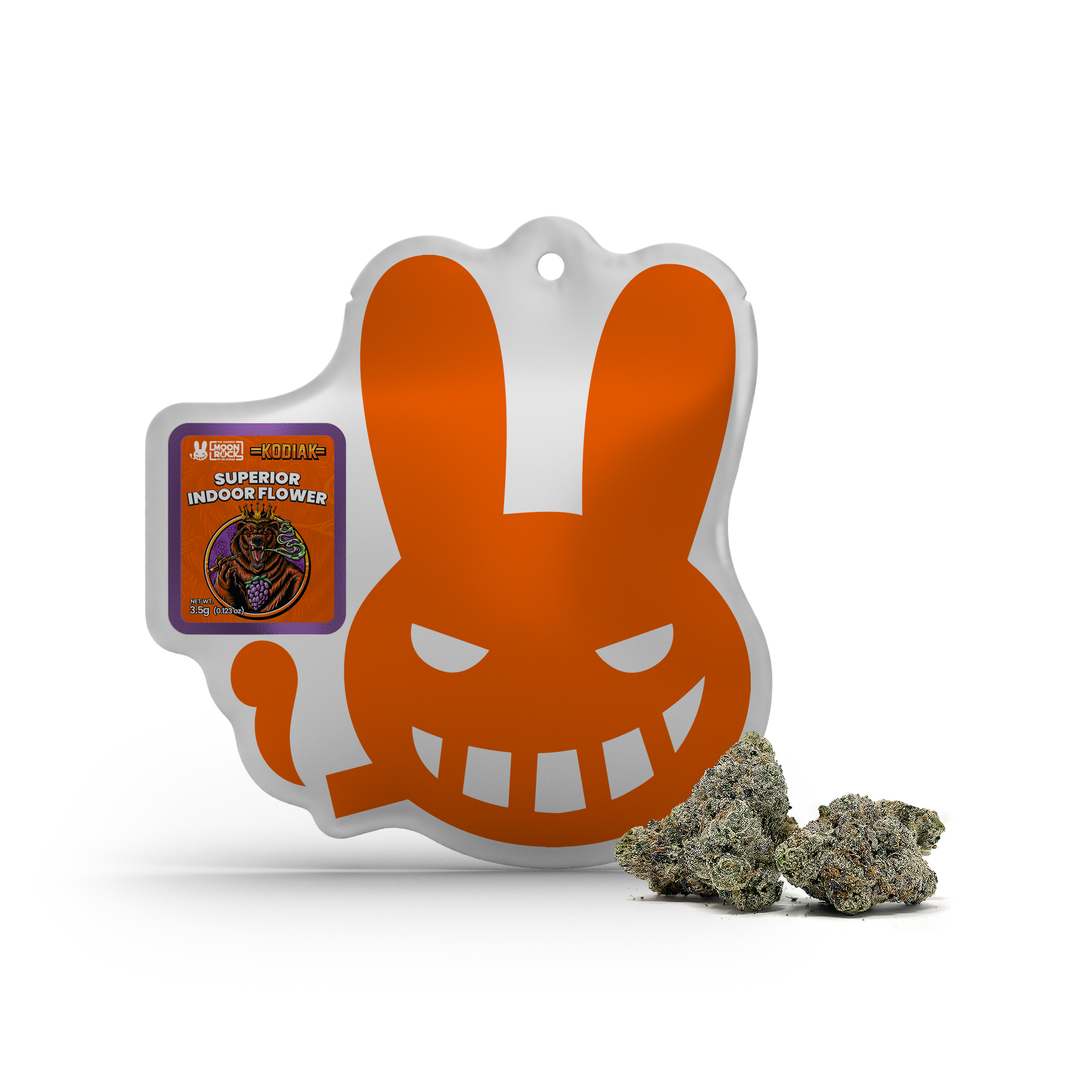 Photograph of product: Dr. Zodiak's Moonrock Fuzzy Wuzziez -  Kodiak - 3.5g