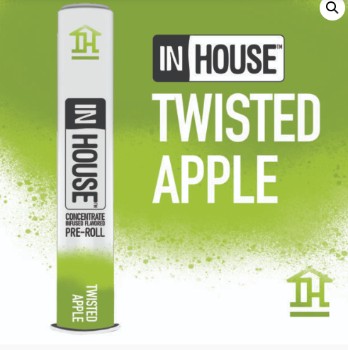 Photograph of product: Twisted Apple Infused (.75g Total)