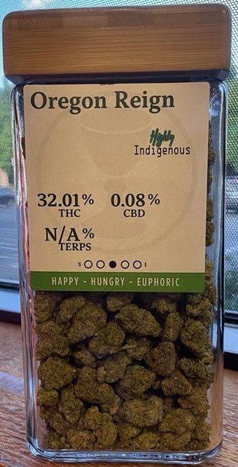 Photograph of product: Highly Indigenous | OREGON REIGN - 28g
