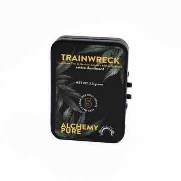 Photograph of product: Alchemy Pure | Trainwreck | .5g | 5pk | Preroll