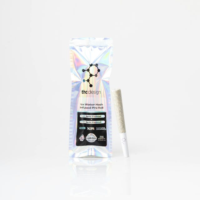 Photograph of product: Garlic Cocktail Ice Water au chocolat Infused Preroll - Infused Preroll