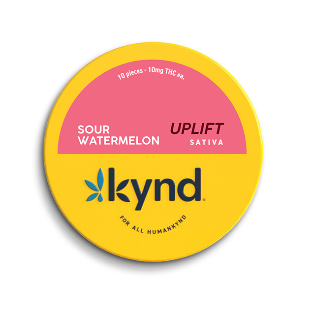 Photograph of product: Uplift Sour Watermelon Gummies 100mg {696}