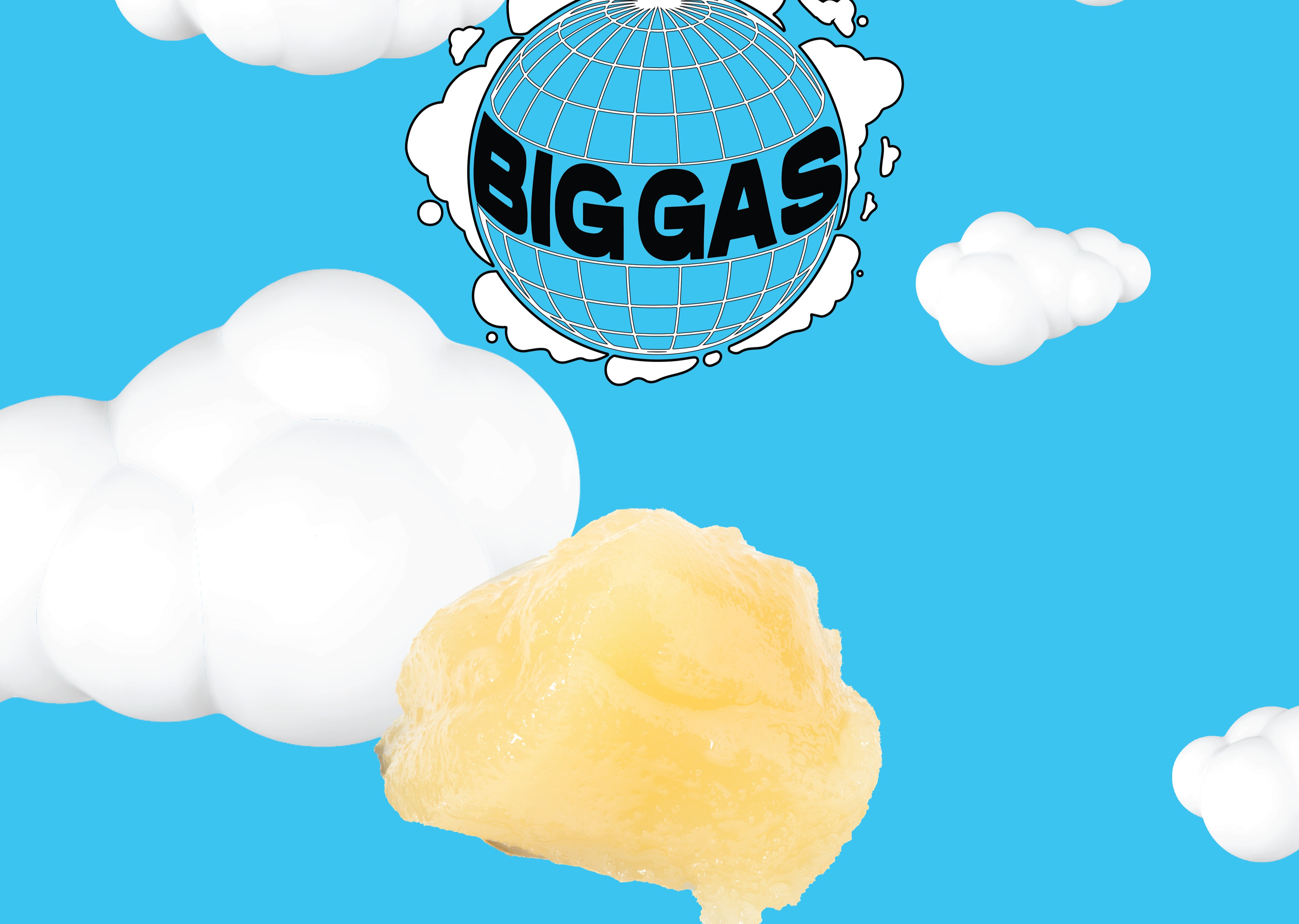 Photograph of product: Big Gas - Live Resin Badder - Gas Face