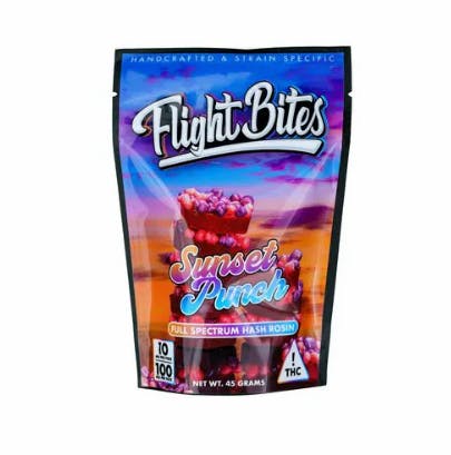 Photograph of product: GrowersCircle-Flightbites-100mg - Flightbites-100mg-Sunset Crunch