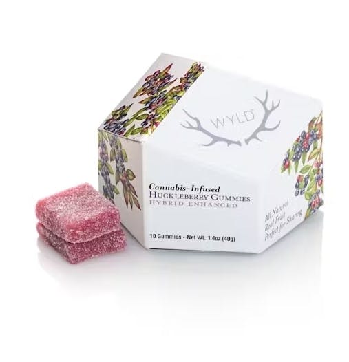 Photograph of product: WYLD - 100mg Gummies - Huckleberry(H)