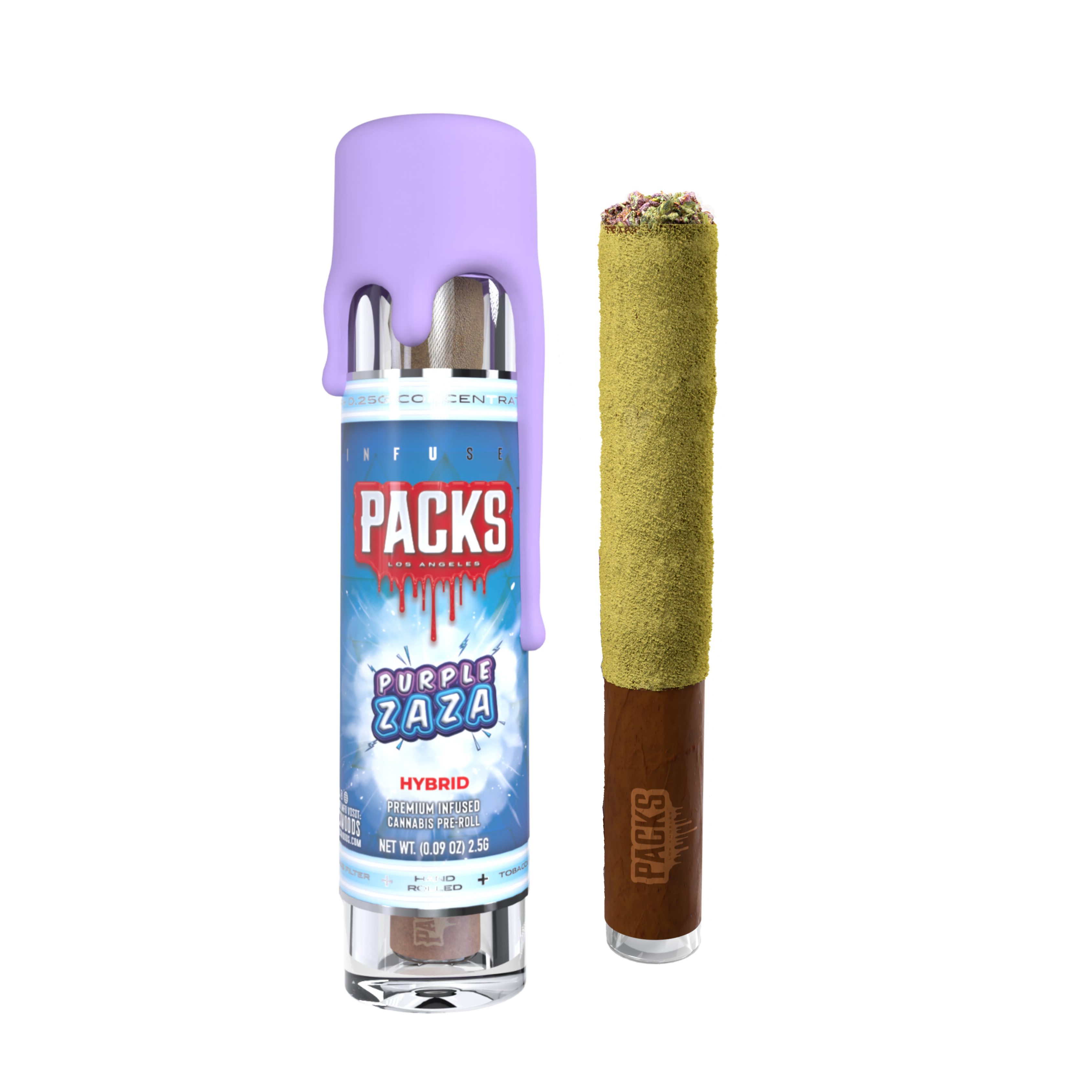 Photograph of product: PURPLE ZAZA | Classic Blunt | 2.5G