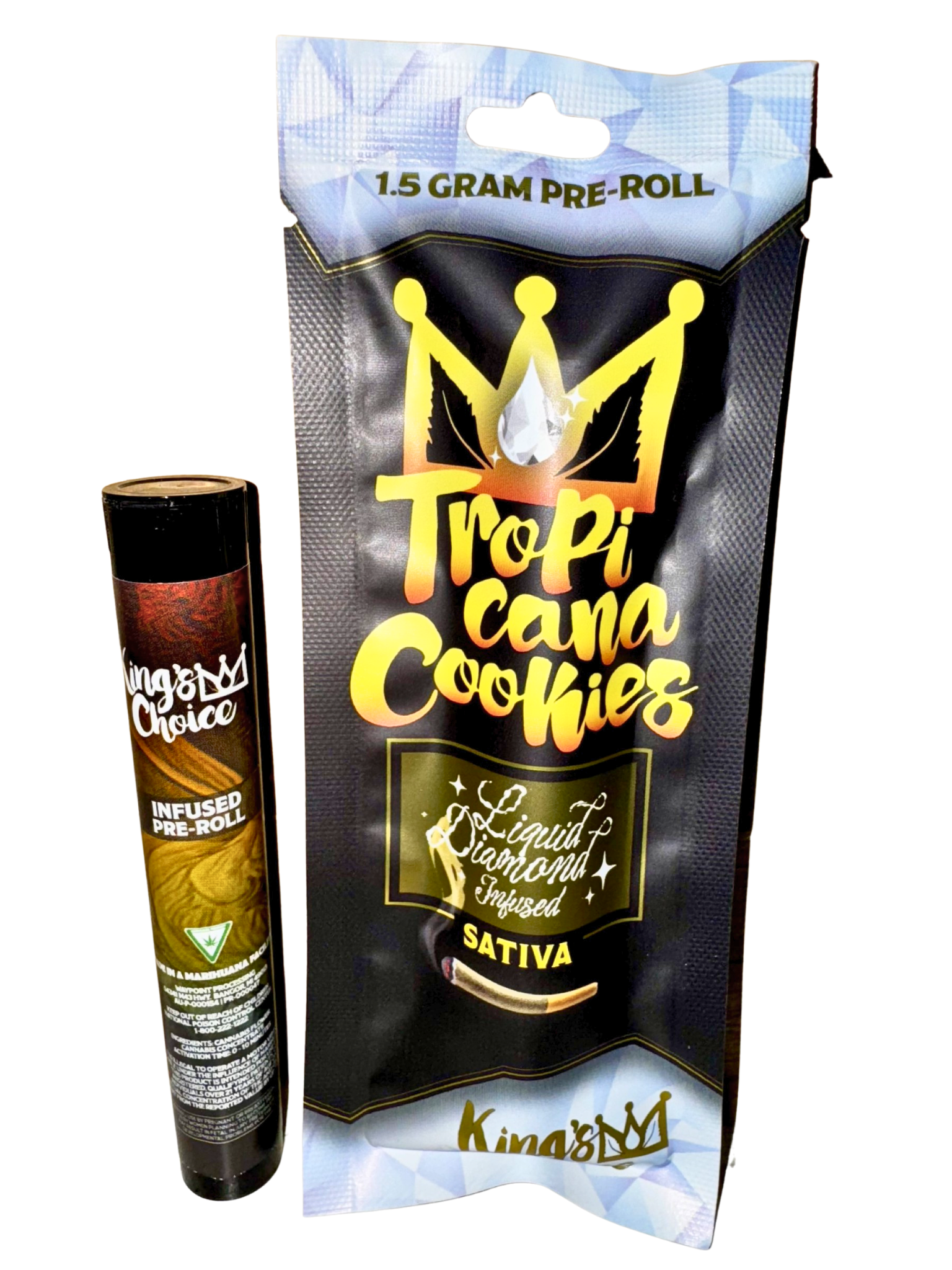 Photograph of product: Tropicana Cookies Liquid Diamond Infused PR