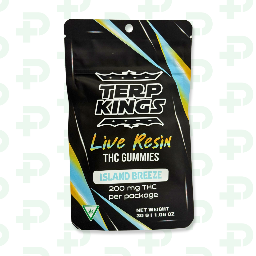Photograph of product: Terp Kings 200mg Live Resin Gummies - Island Breeze