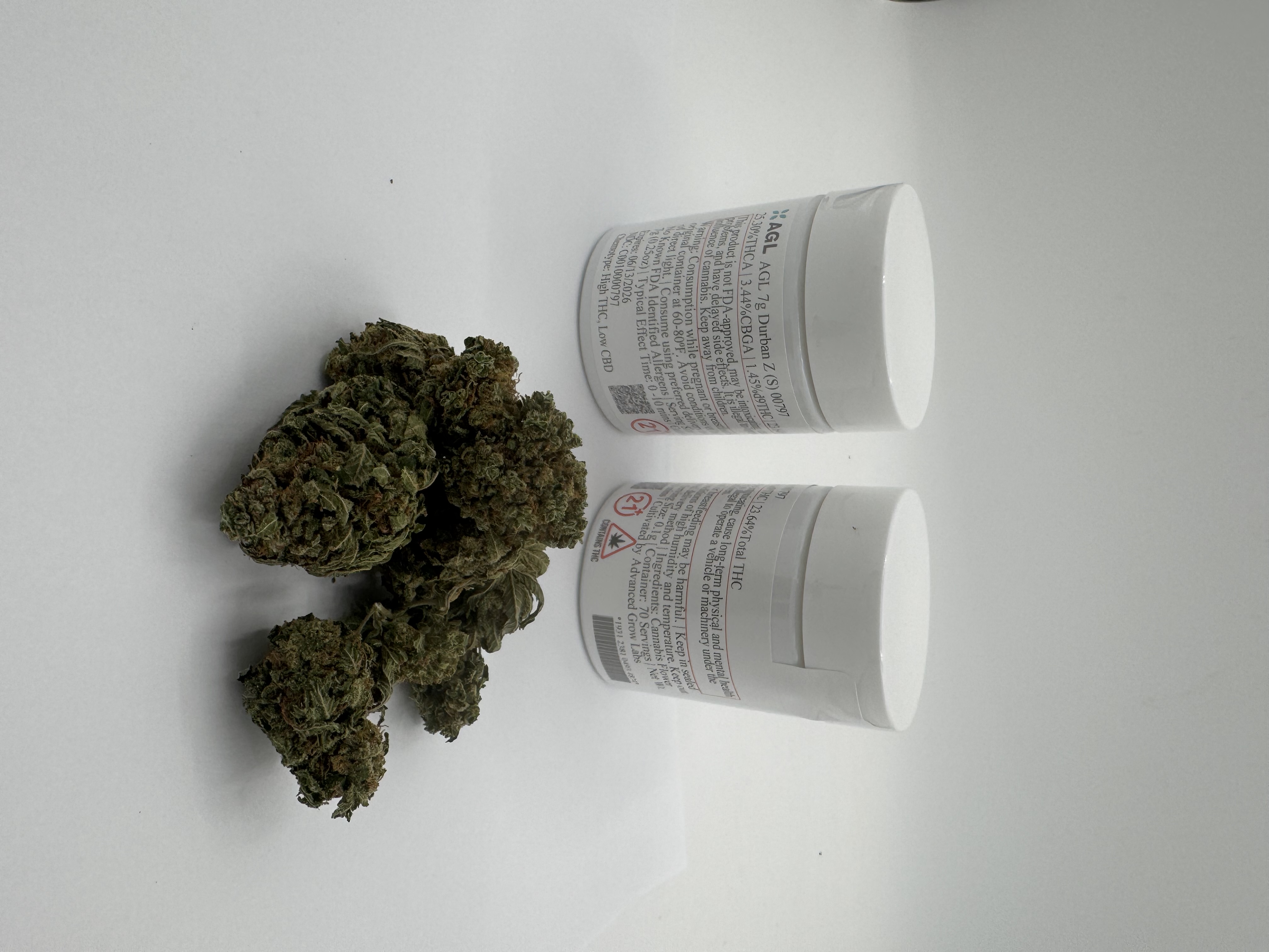 Photograph of product: AGL Durban Z (S) | 7g Flower | 00797