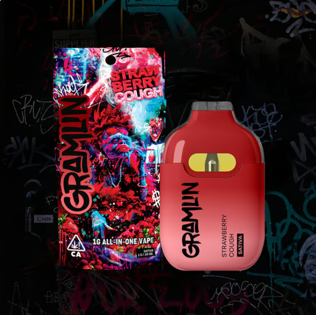 Photograph of product: STRAWBERRY COUGH - AIO - 1G