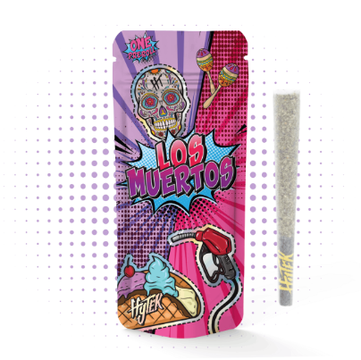 Photograph of product: HYTEK LOS MUERTOS PREROLL 1G