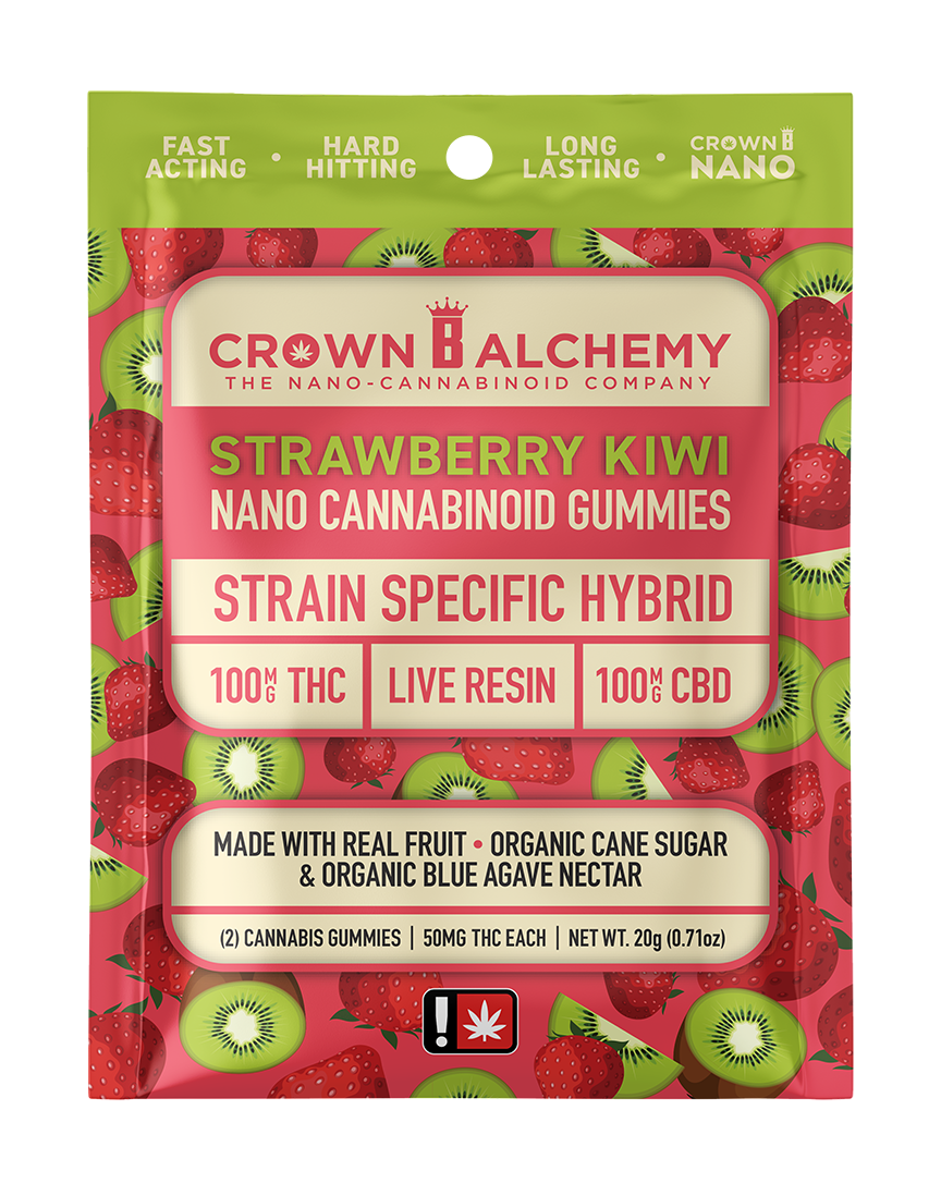 Photograph of product: Crown B Alchemy | 1:1 Strawberry Kiwi Gummy