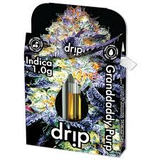 Photograph of product: Drip - Vape Cart - Granddaddy Purp - Oui'd