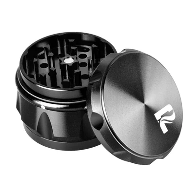 Photograph of product: 4pc Carver Aluminum Grinder | 50mm | Black