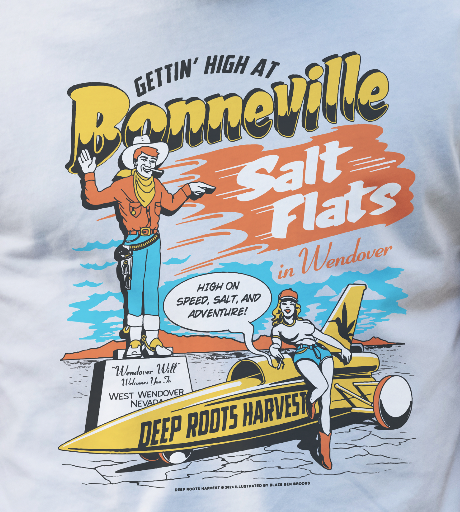 Photograph of product: Bonneville S/S Gold Tee - X-Large