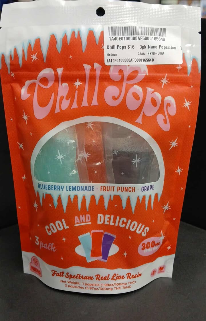 Photograph of Product: Chill Pops $16 | 3pk Nano Popsicles | Tribe