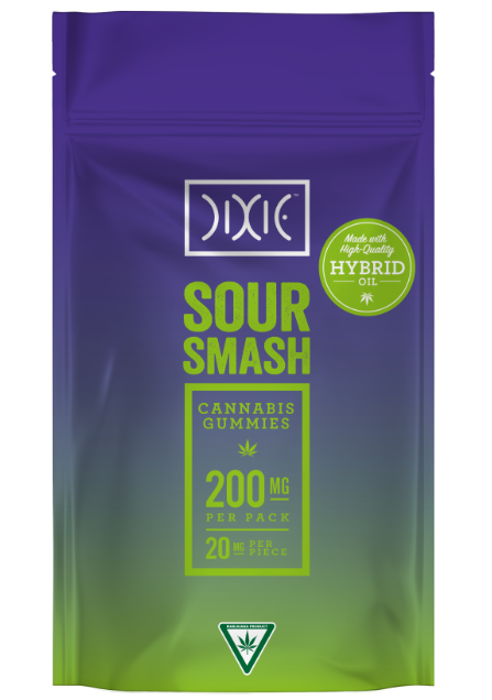 Photograph of product: Sour Smash | Hybrid | Gummies 200mg