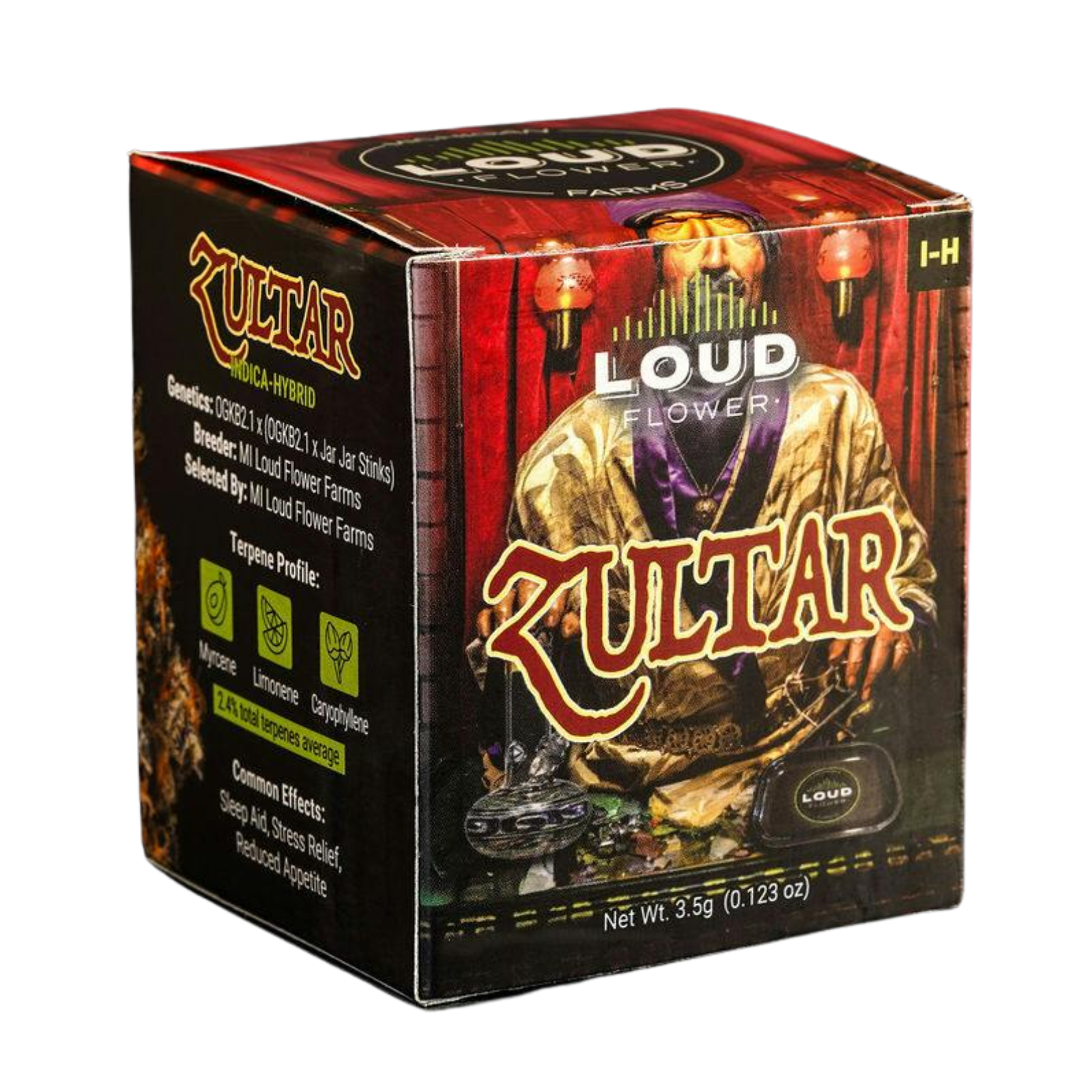 Photograph of product: LOUD FLOWER | Prepackaged | Zultar - 3.5g