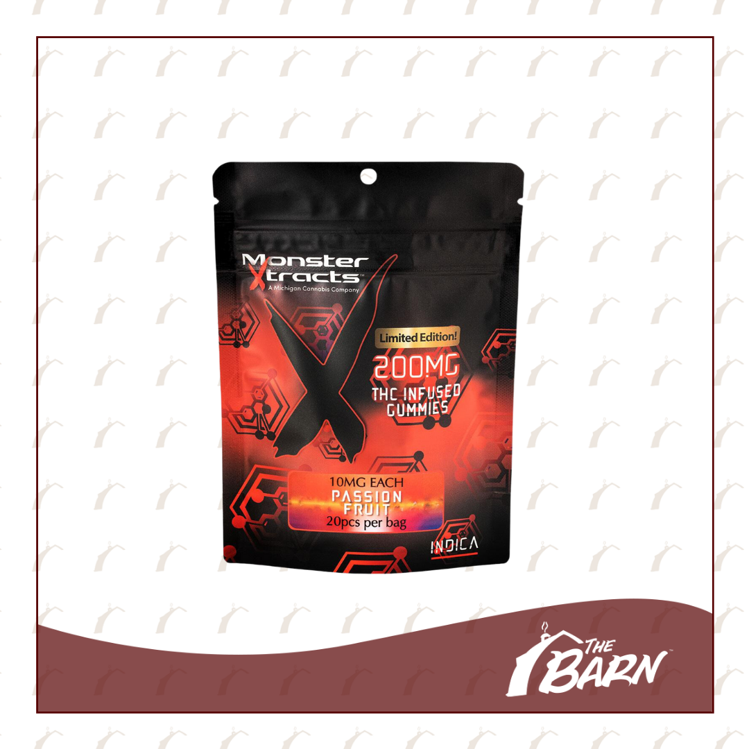 Photograph of product: Monster 200mg Gummy - (H) Passion Fruit - REC