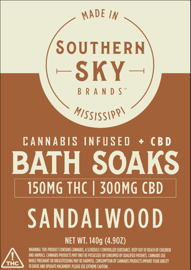 Photograph of product: Southern Sky | Sandalwood Bath Soak