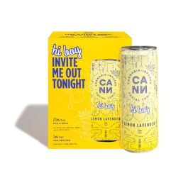 Photograph of product: CANN | Lemon Lavendar | 5mg THC / x 4 Infused Social Tonic Cans