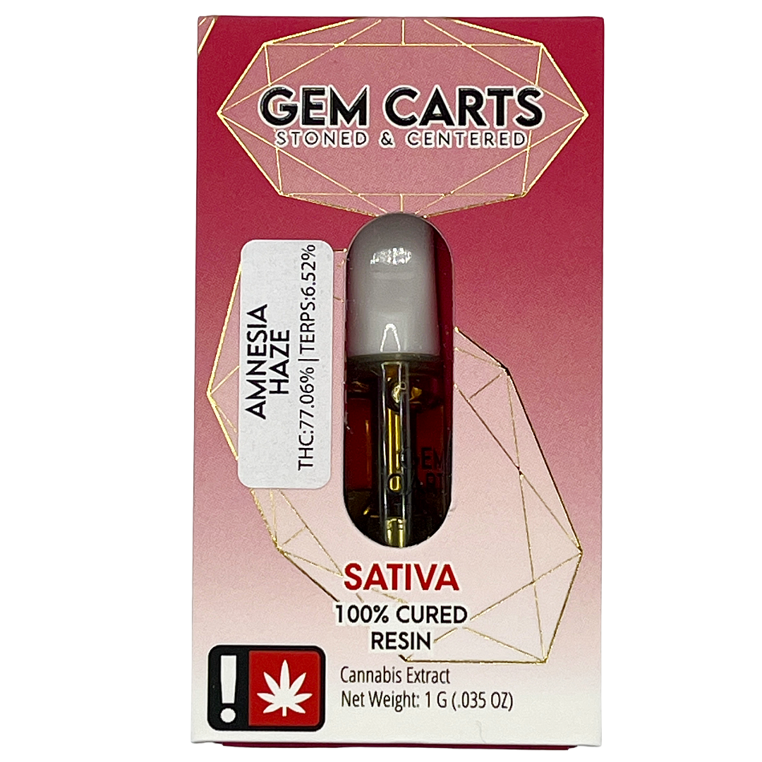 Photograph of product: Gem- Amnesia Haze 1G CR Cart (S)