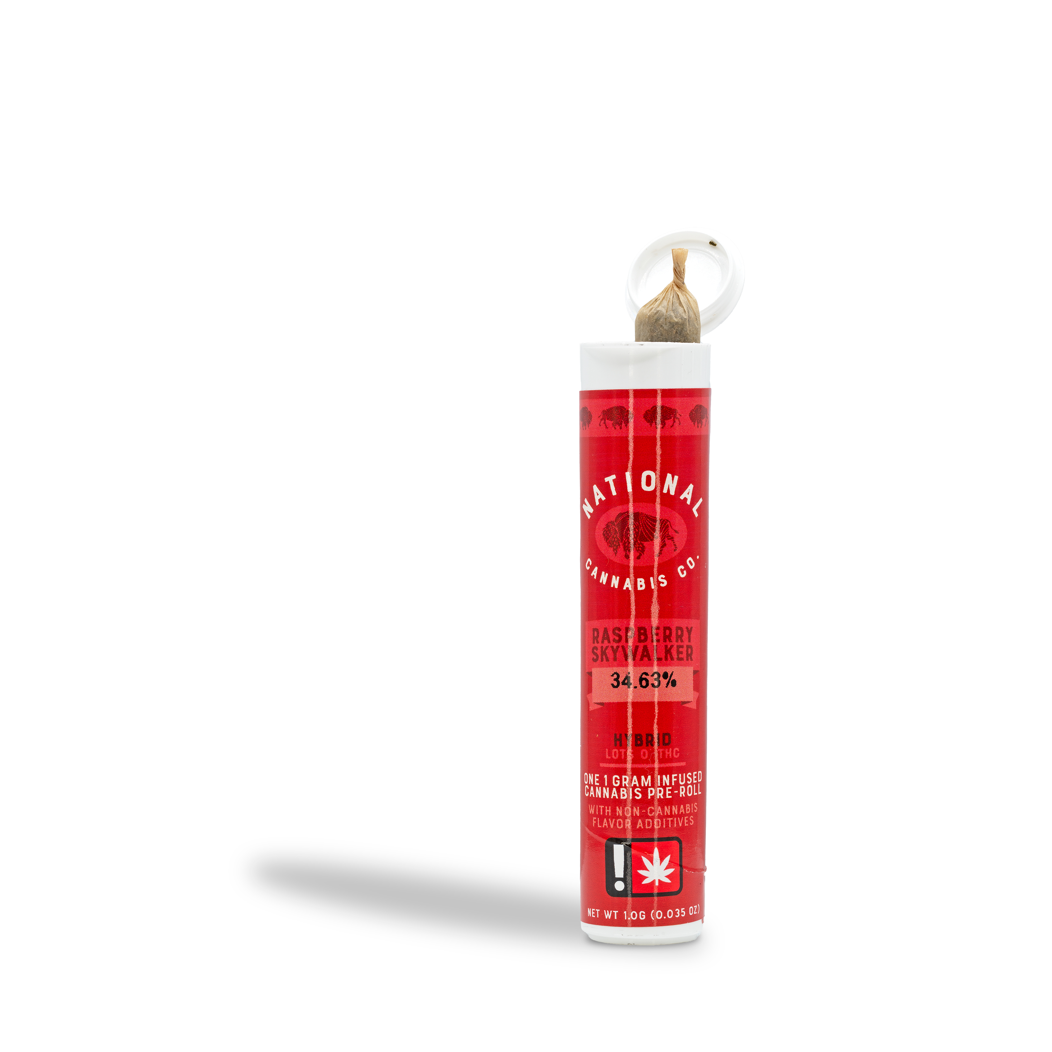 Photograph of product: National Oui'd - Raspberry Skywalker Infused Pre-Roll