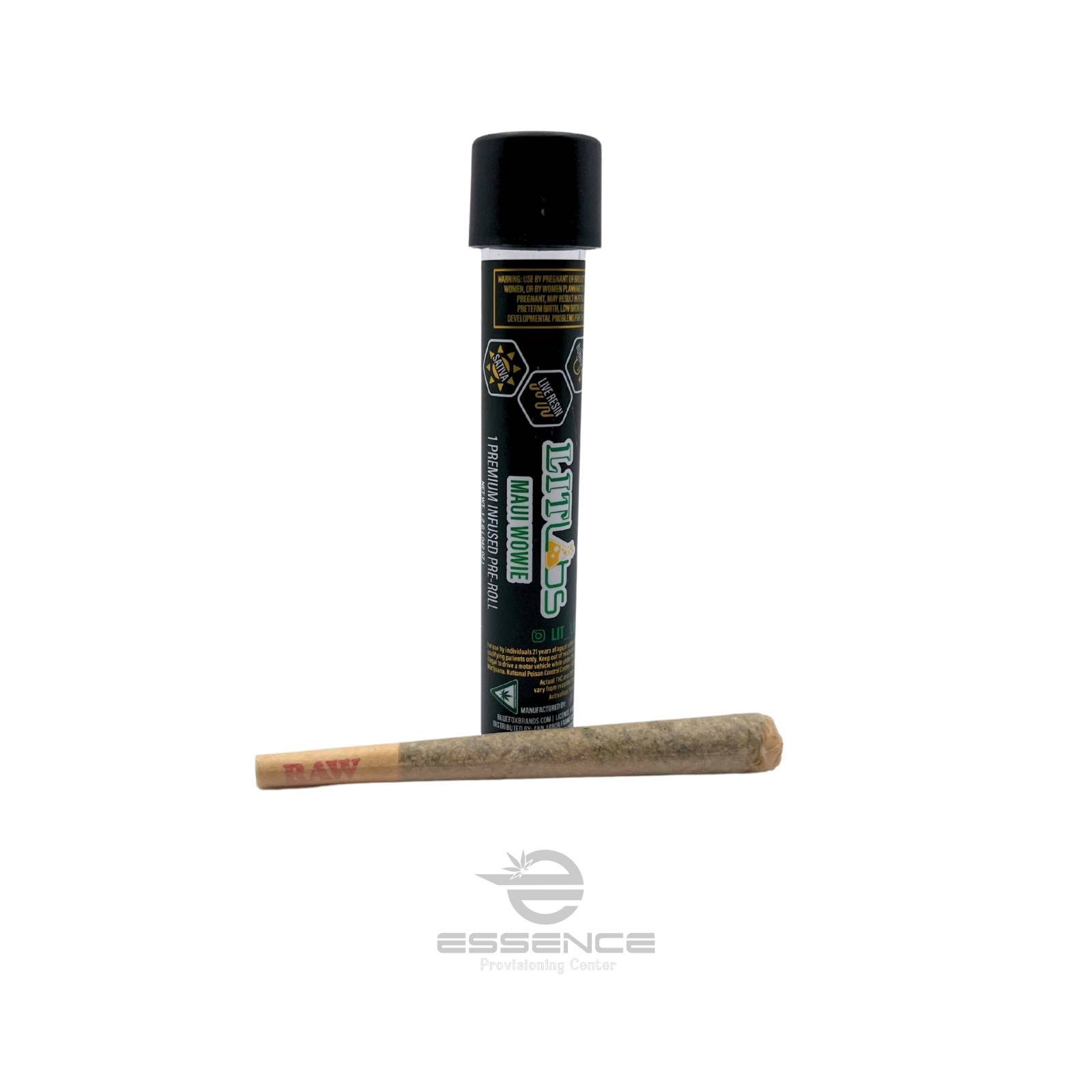 Photograph of product: Lit Labs - Live au chocolat Resin Infused PR (TH-oui+CBG) - Maui Wowie