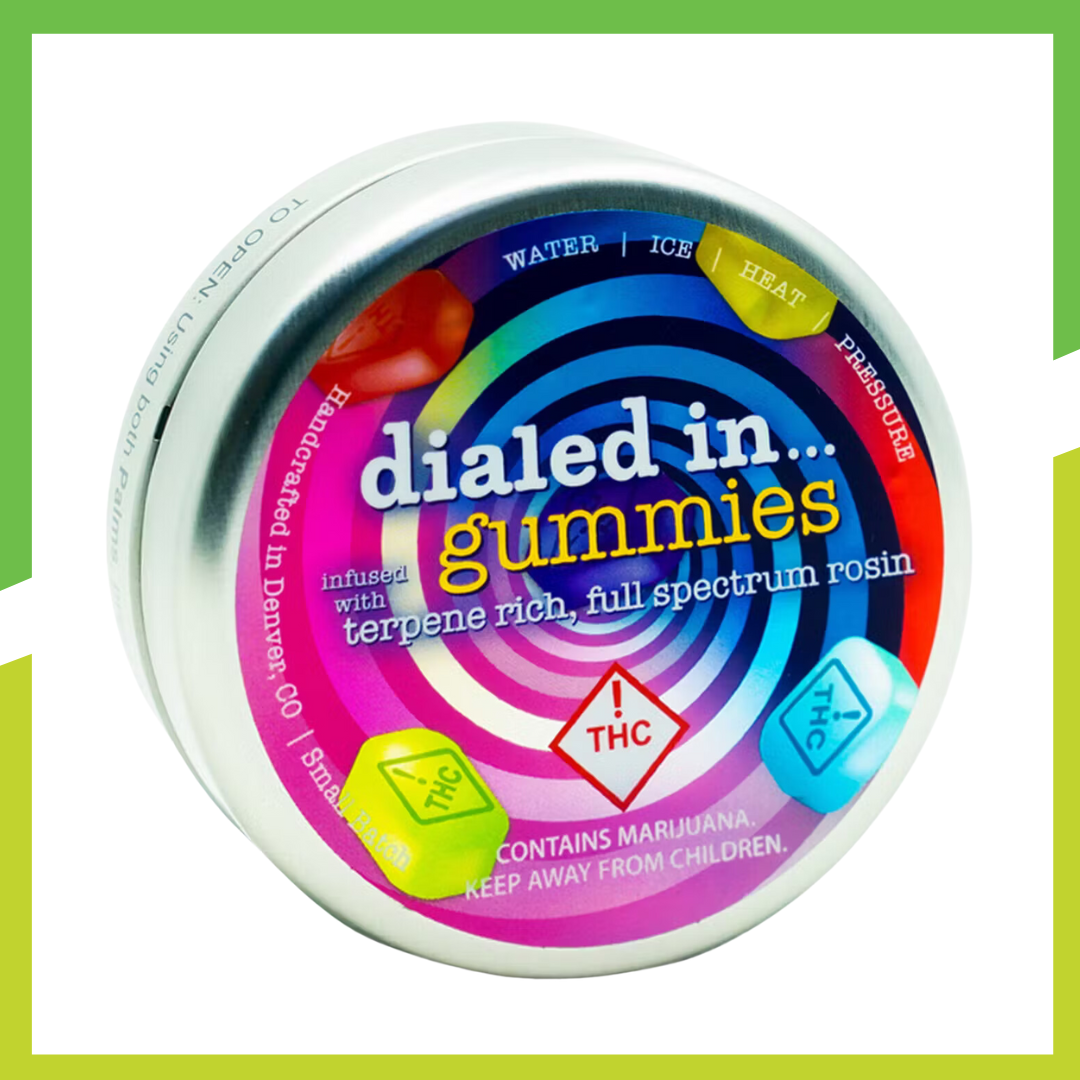 Photograph of product: Rosin Gummies | Melted Strawberries | 10pk | Focus