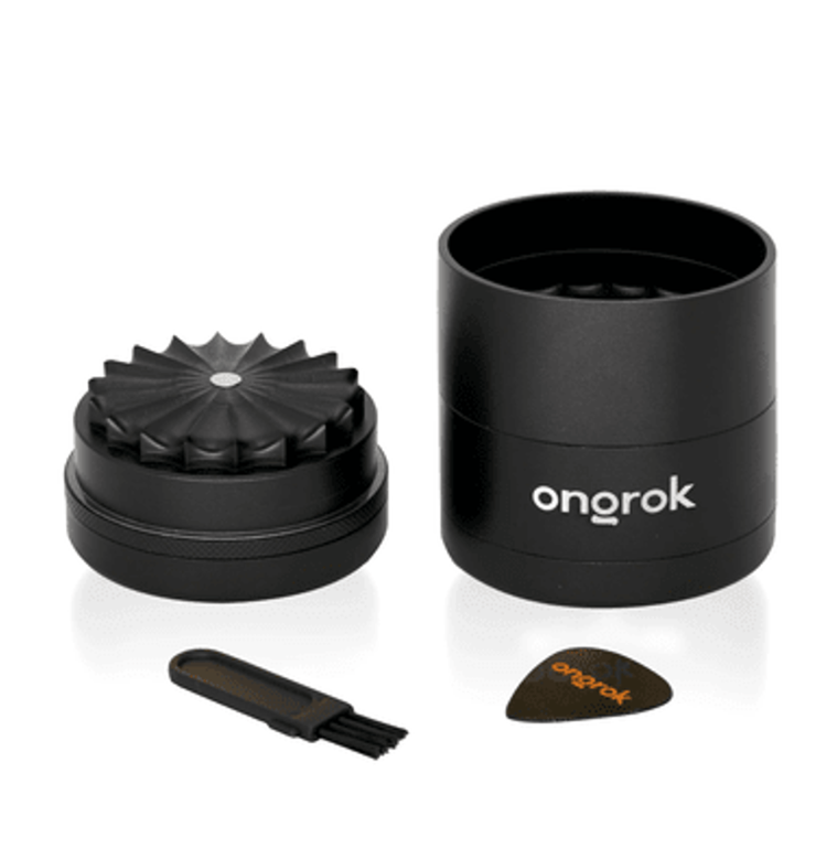 Photograph of product: Flower Petal Toothless 5-Piece Assorted Colors Grinder