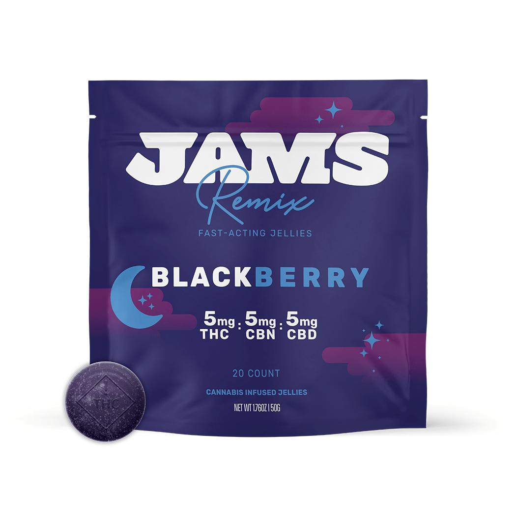 Photograph of product: Fast Acting Ratio Jellies Blackberry T4.54C4.57N4.4 20pk (00940)