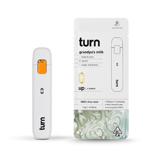 Photograph of product: Turn LR Disposable 1g - (S) Sour Tangie (81.50%)