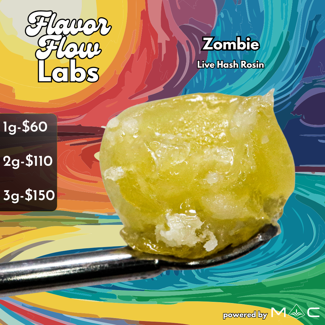 Photograph of product: Zombie Live au chocolat Rosin | 1g | 85.36% TAC 8.99% Terpenes