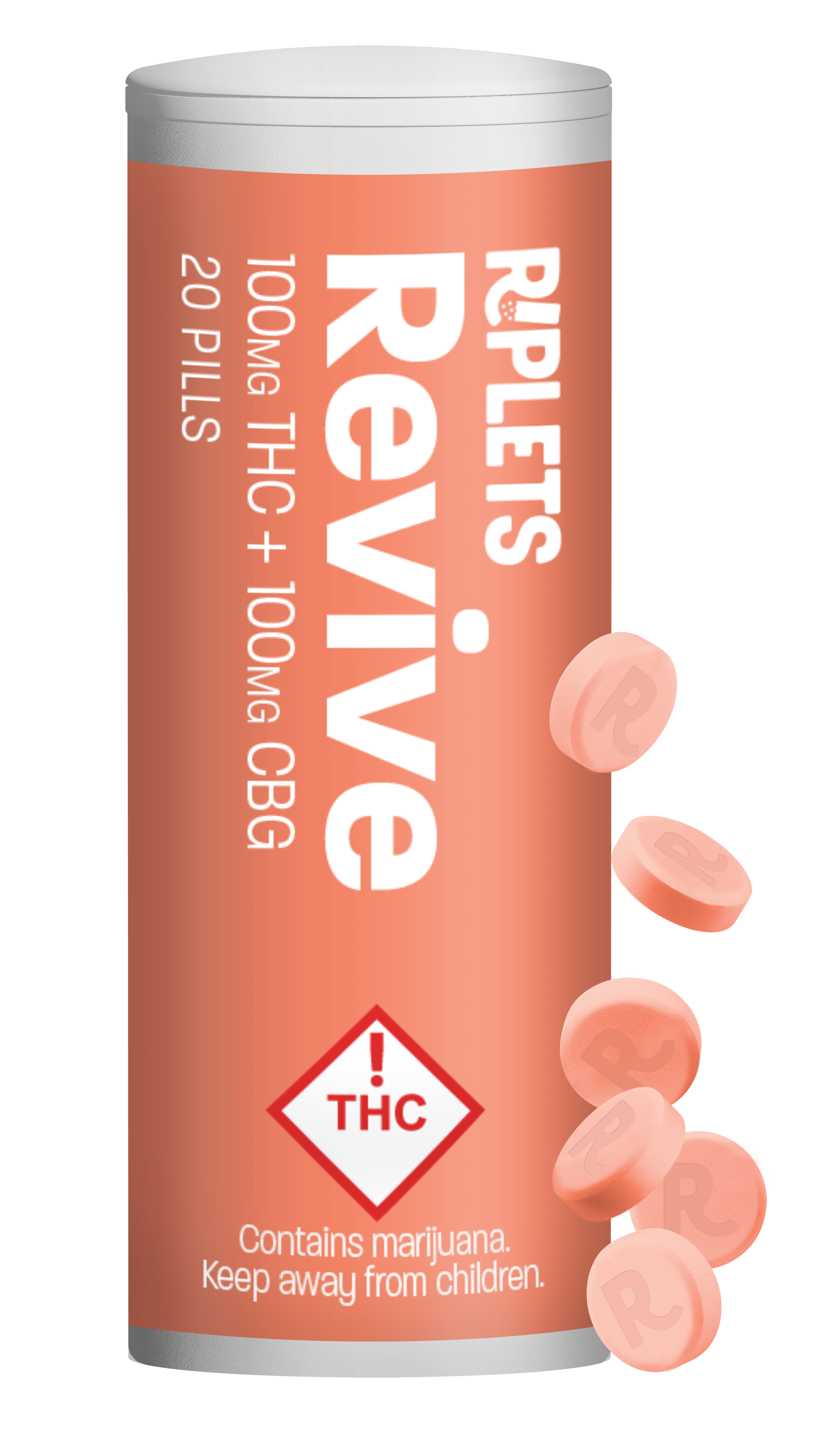 Photograph of product: 1:1 Revive Riplets + CBG